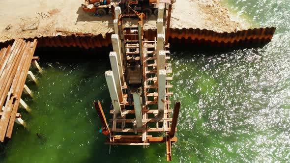 Bridge Under Construction on the Island of Siargao