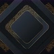 Abstract tech geometric black and gold seamless loop motion graphics. - VideoHive Item for Sale