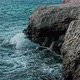 marine waves crash on the cliff - VideoHive Item for Sale