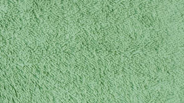 Cloth Material Rotation Green Cotton