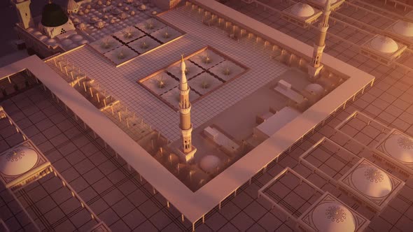 Al Masjid an Nabawi 3d mosque FHD Camera 04