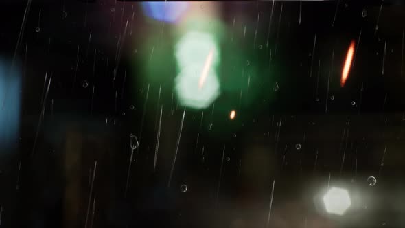 Urban Scene at Rainy Night alt