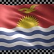 Kiribati waving flag looped - VideoHive Item for Sale