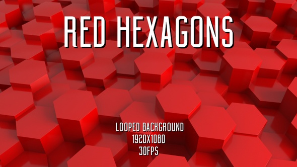 Red Hexagons