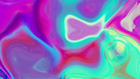 Abstract colorful trendy liquid wavy background.