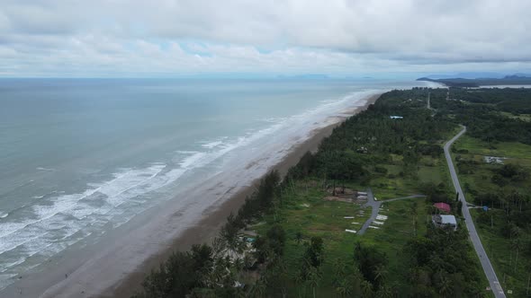 Prawn Fish Farm Aerial