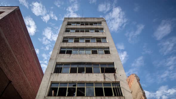 Time-lapse Footage of Abandoned Building, El Poblenou, Barcelona, Spain