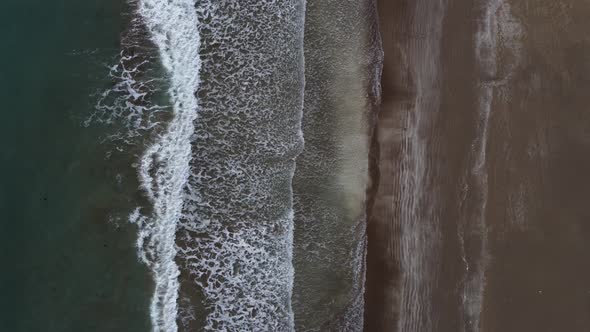 Sea Ocean Waves Hitting Shore