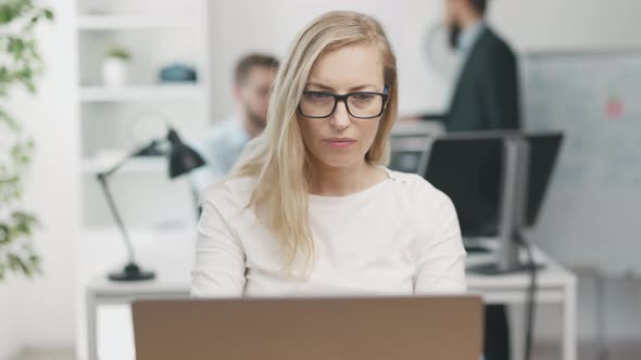 Woman in Office