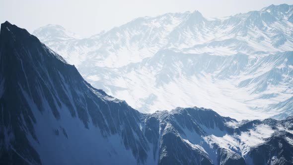 Alps Mountains From the Air