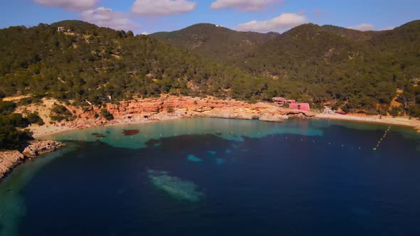 Cala Salada and Saladeta in Ibiza, Spain