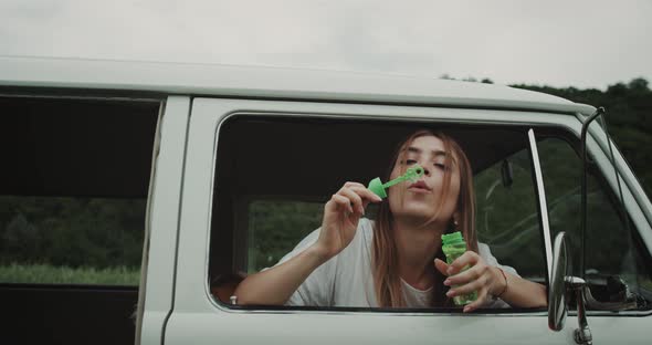 Big Yellow Van and Bubbles Equal To a Great Time