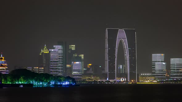 Suzhou Business City Aerial China