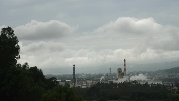 Factory Smoke Timelapse