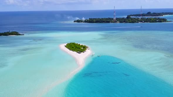 Aerial view nature of sea view beach wildlife by ocean with sand background