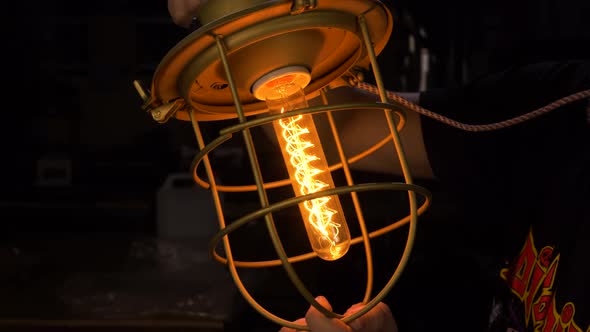 Filament In A Light Bulb