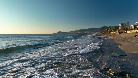 Beautiful beach in Turkey Alanya