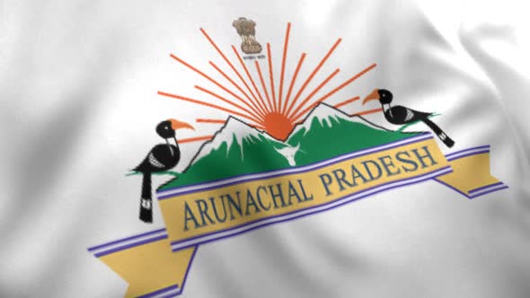 Arunachal Pradesh Flag (India)