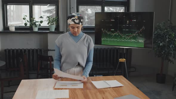 Black Girl at Conference Table