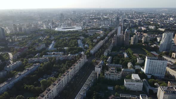 Kyiv  Aerial View of the Capital of Ukraine