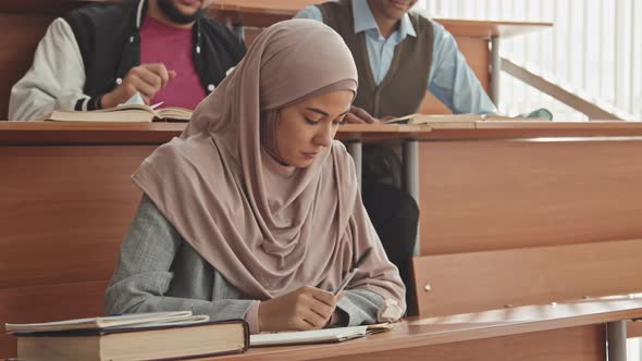 Classmates Bullying Female Muslim Student