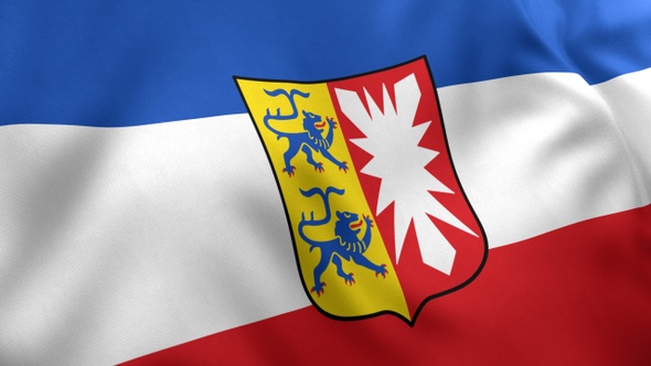 Schleswig-Holstein Flag with Emblem