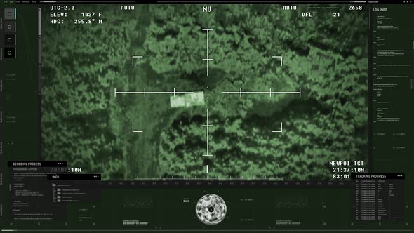 Military Combat Drone Tracking Transport Vehicle For Air Attack Mission alt