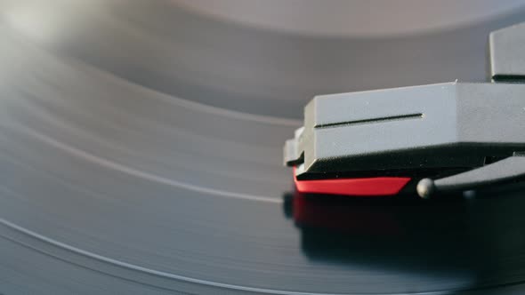 Vinyl Record Closeup