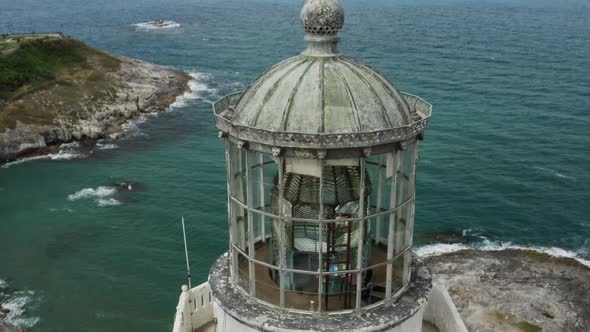 Sea And Lighthouse Aerial View 7