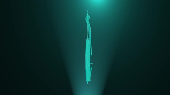 Digital Violin Hud Hologram alt