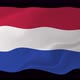 Netherlands Flag Wavy National Flag Animation - VideoHive Item for Sale