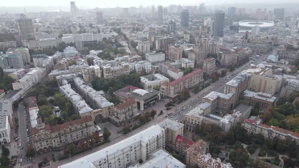 Kyiv - the Capital of Ukraine. Aerial View. Kiev