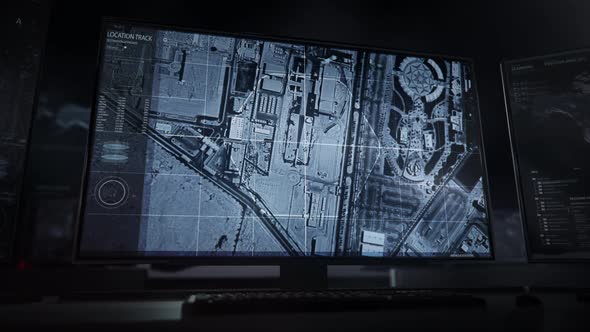 Locating Air Base Position In Interface Of Spy Software To Set Surveillance