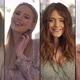 Collage of Gorgeous Caucasian Women Young Girls Standing Outdoors at Different Seasons Concept of - VideoHive Item for Sale
