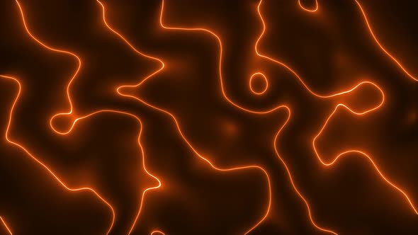 Brown Color Neon Light Wavy Liquid Animated Background