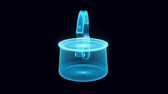 Kettle Hologram Rotating Hd