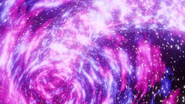 Space Purple Travel Through The Galaxy Background Vj Loop 4K