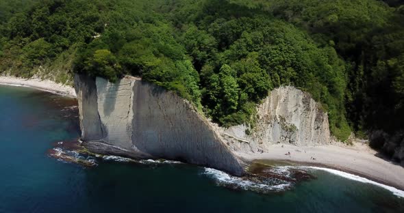 Skala Kiseleva is a Natural Monument on the Territory of the Tuapse District of the Krasnodar