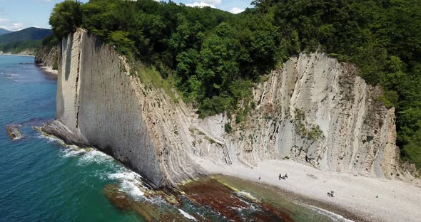 Skala Kiseleva is a Natural Monument on the Territory of the Tuapse District of the Krasnodar