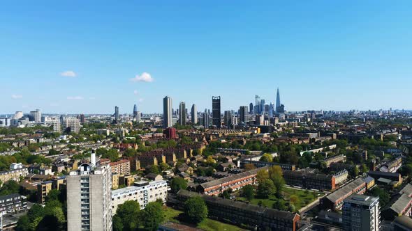 Drone shot of the Buildings