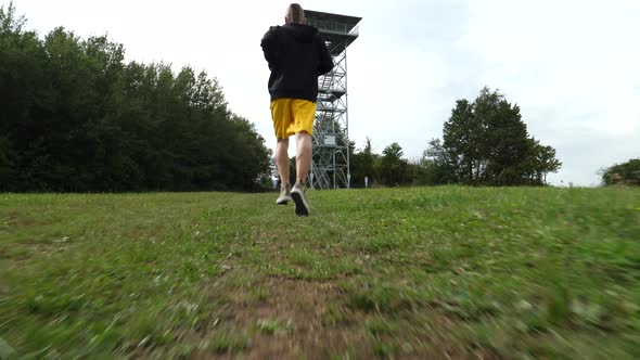 Running in nature in Slovakia