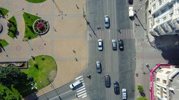 Cityscape of Vinnysia City in Ukraine, Europe