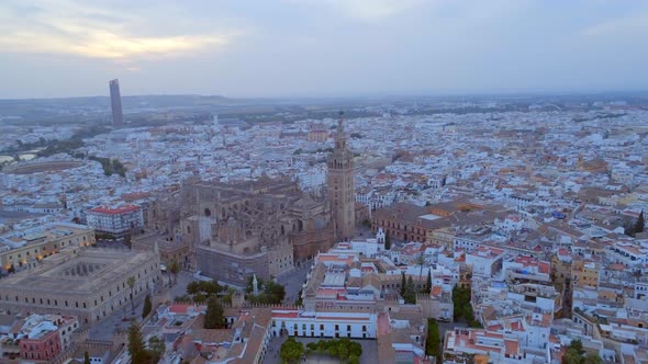 Seville City From the Air