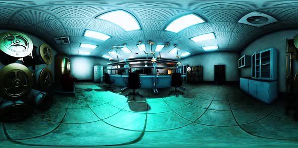 VR 360 Sci Fi Laboratory for Exploration and Mining alt