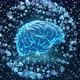 A Brain surrounded by particles - VideoHive Item for Sale