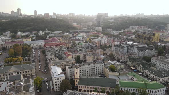 Kyiv - the Capital of Ukraine. Aerial View. Kiev