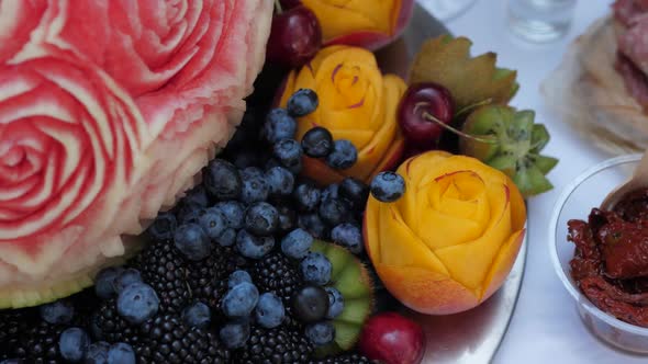 Festive Buffet Table