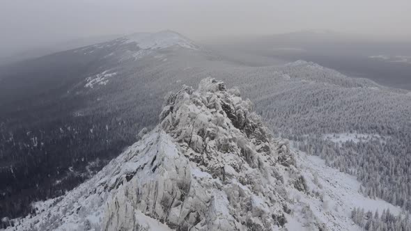 Winter Landscape in the Mountains