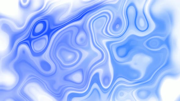 White Blue Color Abstract Liquid Wave