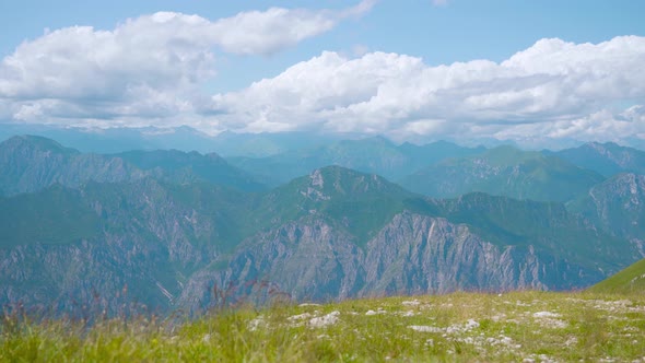 Alps Above Lake Garda in Summer